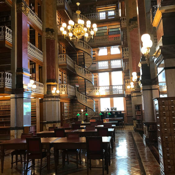 Main reading room, State Library of Iowa -- Law Library, Des Moines, Iowa, 2022