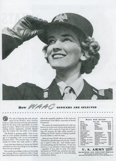 WAAC Recruiting Ad - How WAAC Officers Are Selected 