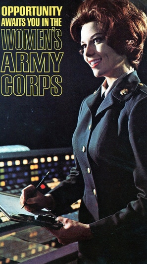 WAC recruiting brochure - 1965 - young enlisted WAC in uniform