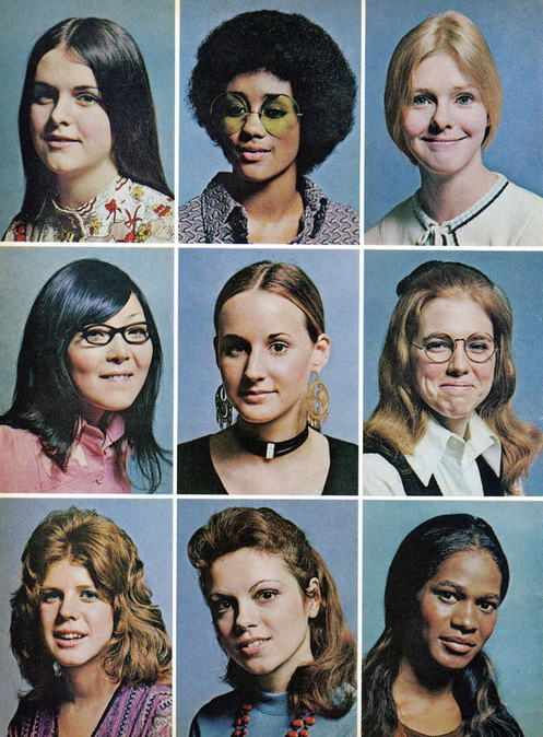 WAC recruiting ad showing young civilian Asian, Black, and White girls - 1971