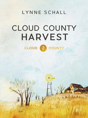 Front book cover of the novel Cloud County Harvest