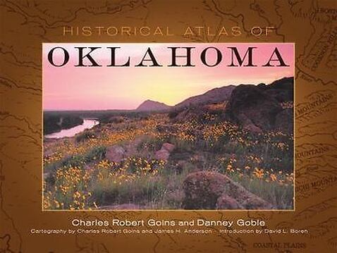 Color image of the front book cover of Historical Atlas of Oklahoma, fourth edition, 2007.