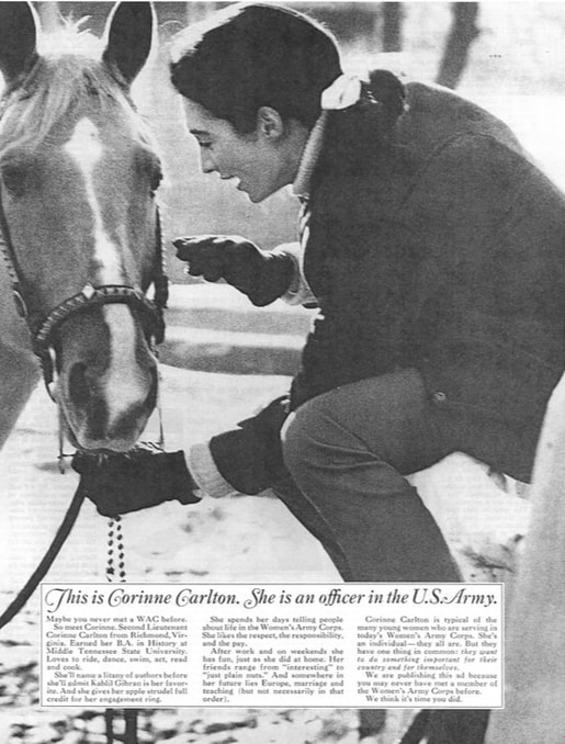 WAC ad - May 1967 -This is Corrine Carlton